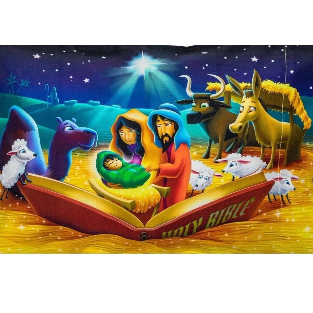 MyPillow Children's (My Pillow & Pillowcase) The Story of Baby Jesus - 12" x 18"